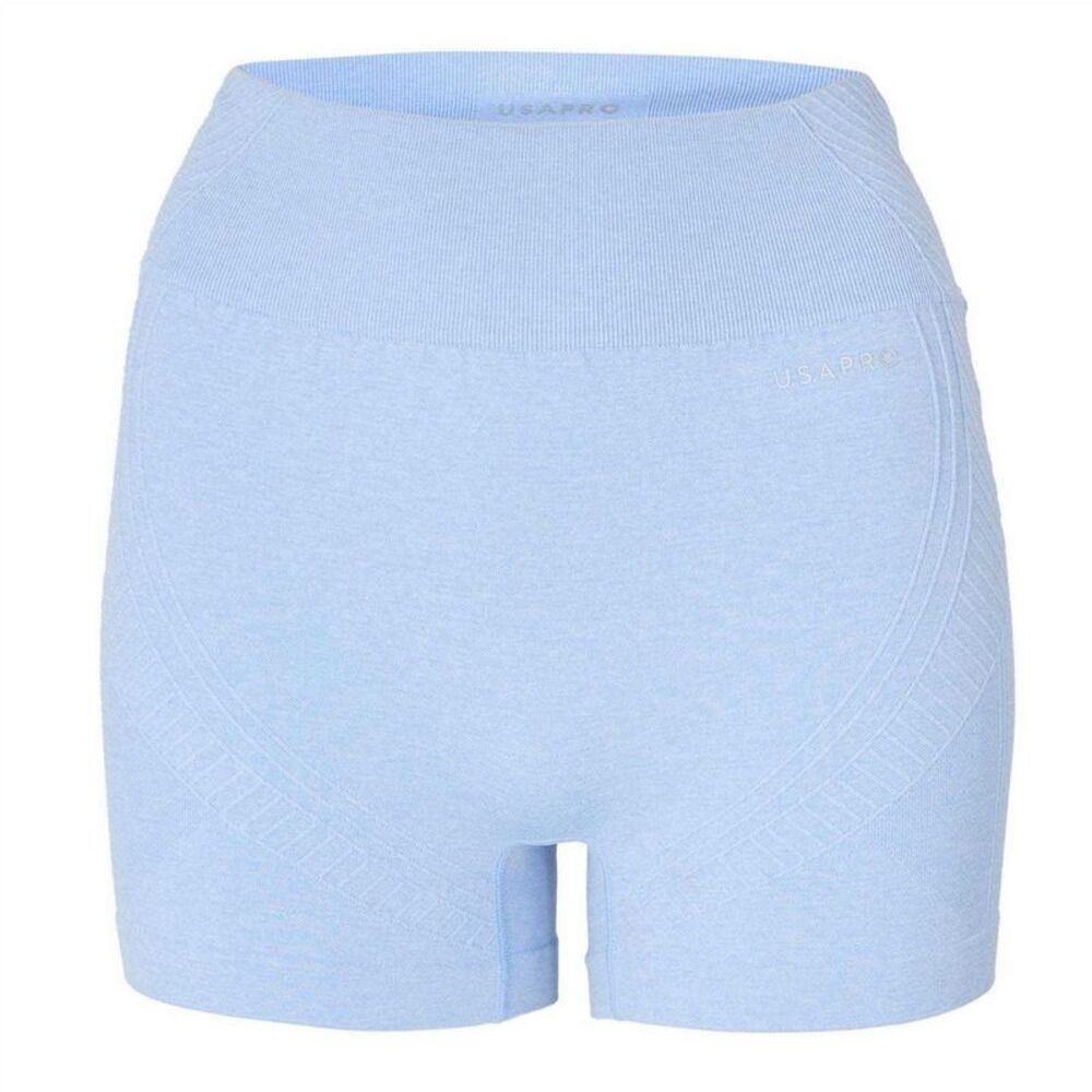 USA Womens/Ladies Nylon Shorts / Brunnera Blue